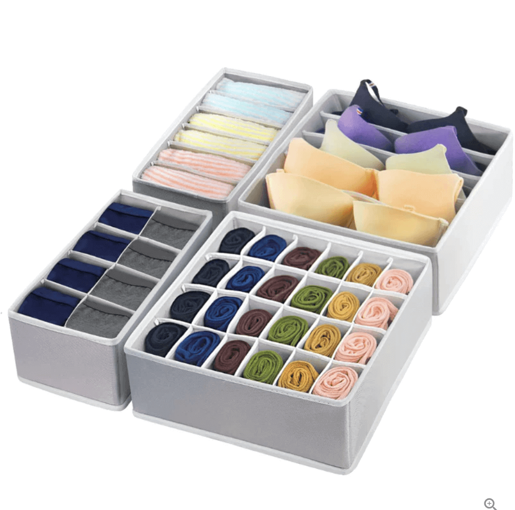 Kit 4 Organizadores Ropa Interior ⭐⭐⭐⭐⭐