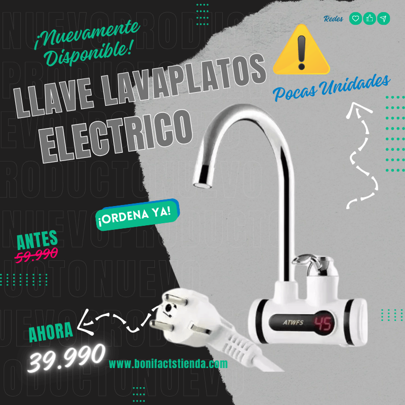 Grifo de Lavaplatos electrico