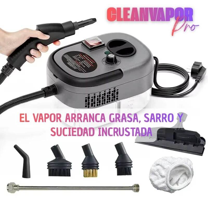 CleanVapor Pro - Limpieza y desinfección profunda sin químicos.