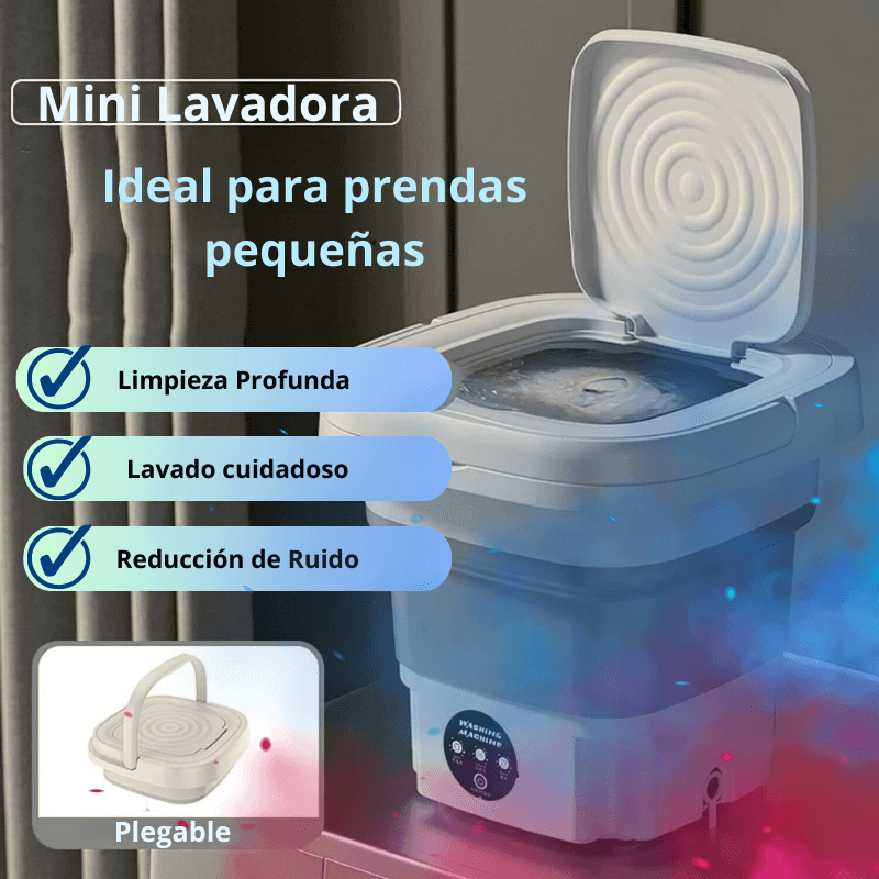 Mini Lavadora Con Centrifuga