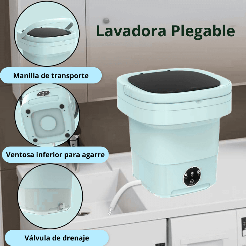 Mini Lavadora Con Centrifuga
