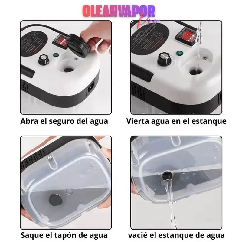 CleanVapor Pro - Limpieza y desinfección profunda sin químicos.