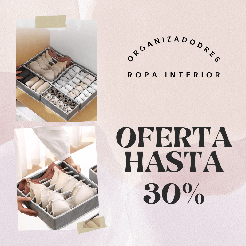 Kit 4 Organizadores Ropa Interior