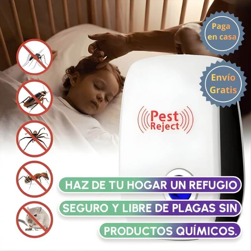 Pest Reject PACK 2 Unidades | Conecta la calma. Despide las plagas.