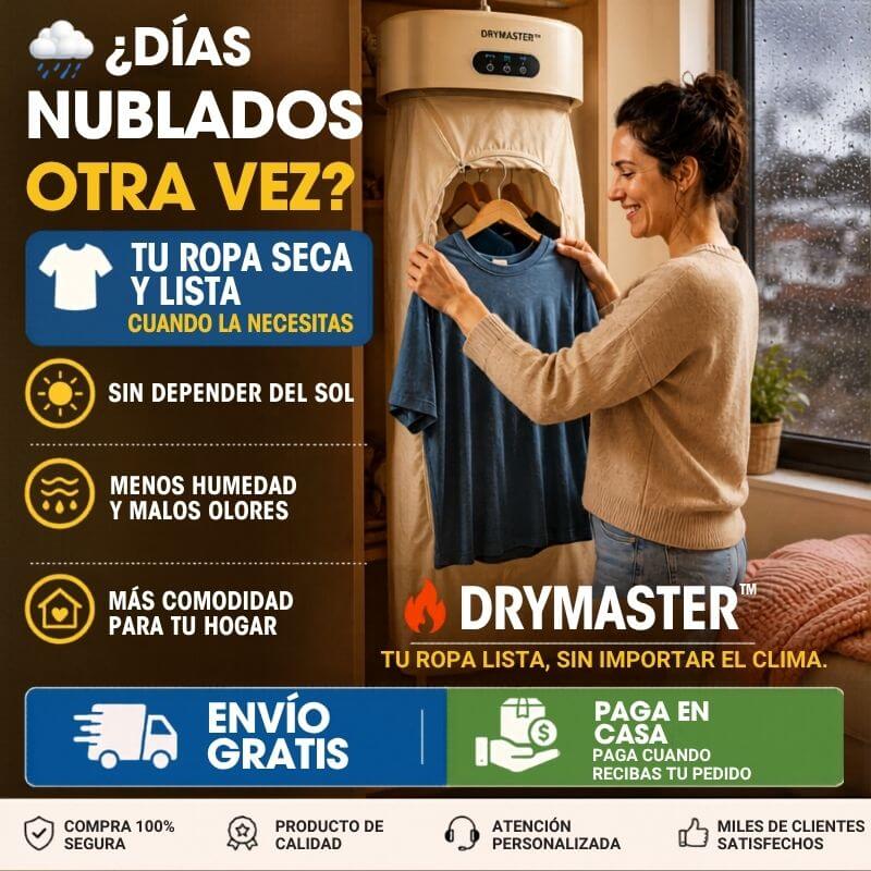 DryMaster™ | Tu ropa lista, sin importar el clima
