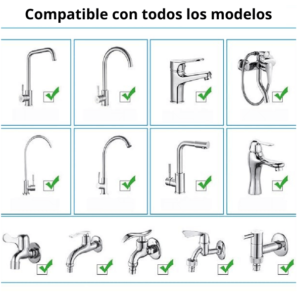 Extensor ducha Lavamanos + Alfombra PREMIUM Antideslizante⭐⭐⭐⭐⭐