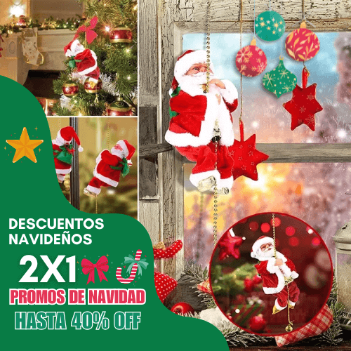 Papá Noel Escalador 2x1