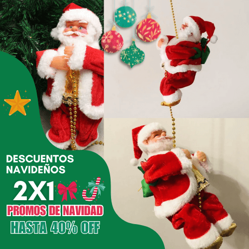 Papá Noel Escalador 2x1