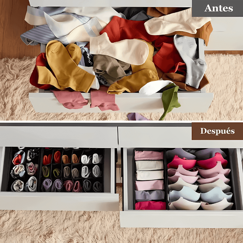 Kit 4 Organizadores Ropa Interior ⭐⭐⭐⭐⭐