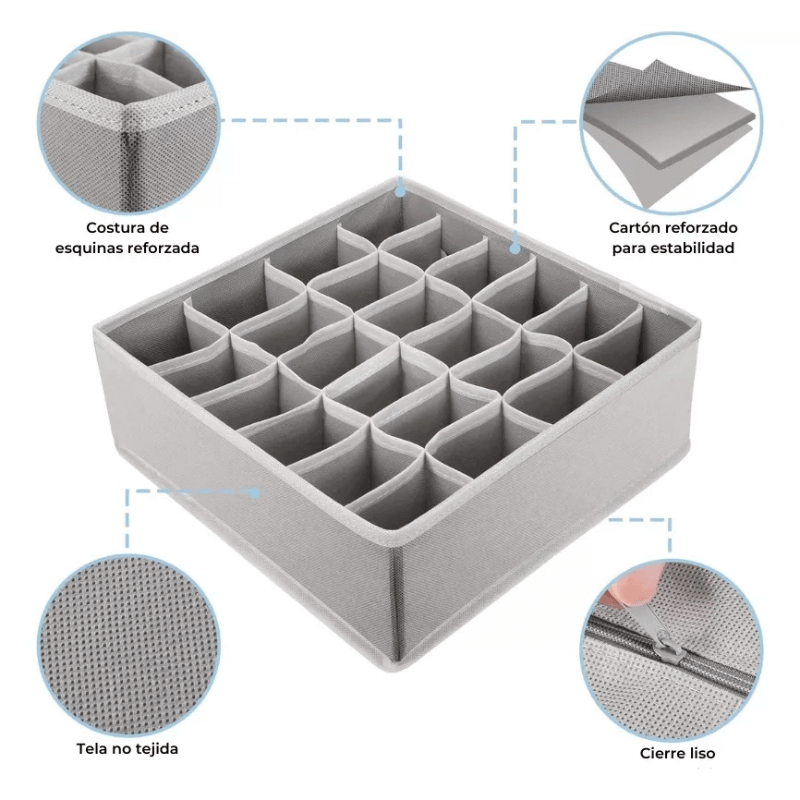 Kit 4 Organizadores Ropa Interior