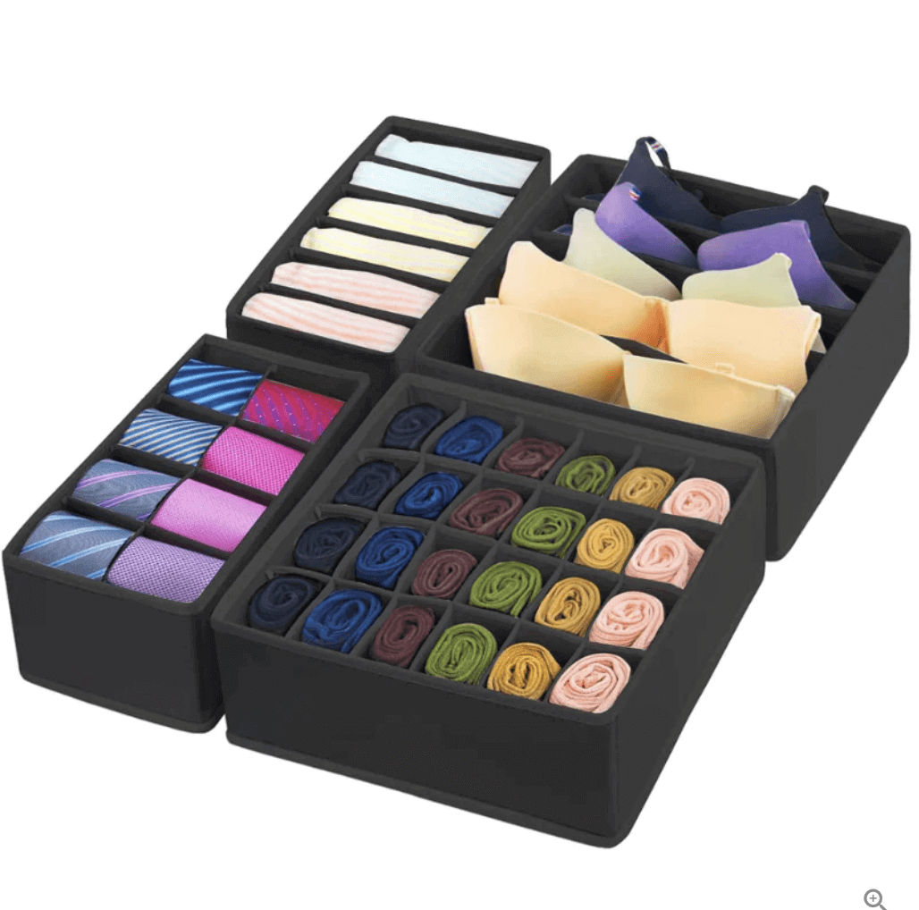Kit 4 Organizadores Ropa Interior ⭐⭐⭐⭐⭐