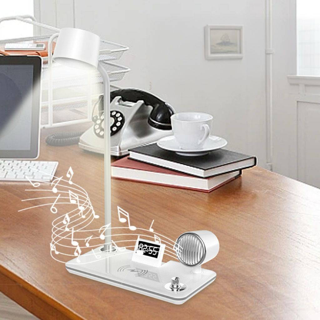 Lámpara de escritorio 4 en 1 carga inalá