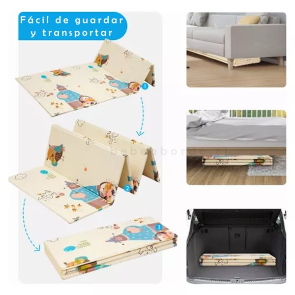 Alfombra plegable para niños