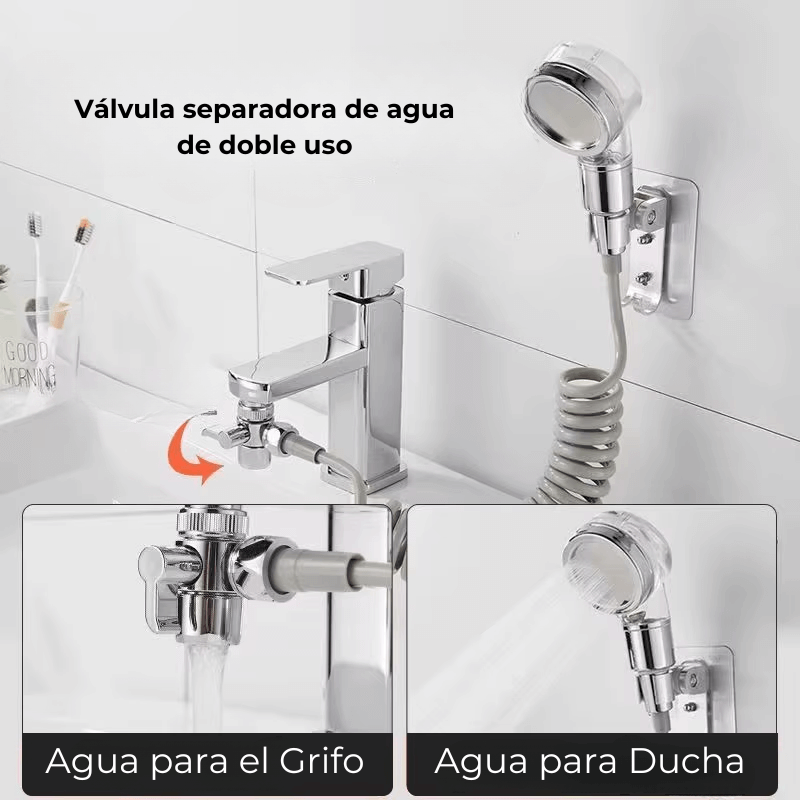 Extensor ducha Lavamanos + Alfombra PREMIUM Antideslizante⭐⭐⭐⭐⭐