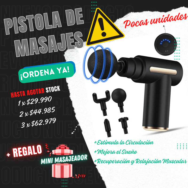 Masajeador Profesional RelaxaPro + Mini masajeador de REGALO⭐⭐⭐⭐⭐