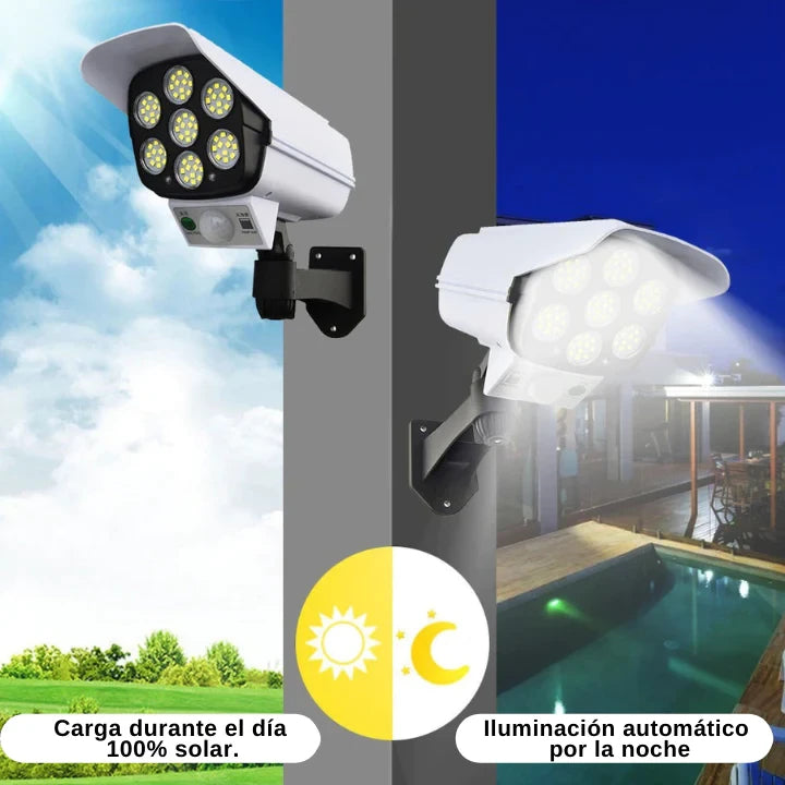Foco Led Tipo Camara Seguridad + Sensor de puerta o ventana de REGALO