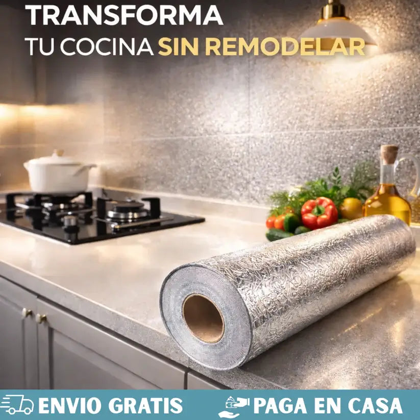 VÉLORA™ | El arte de proteger tu cocina. 🔥PACK 2 rollos de 3mt x 40 cm