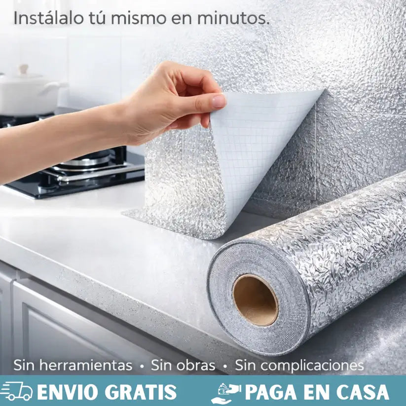 VÉLORA™ | El arte de proteger tu cocina. 🔥PACK 2 rollos de 3mt x 40 cm
