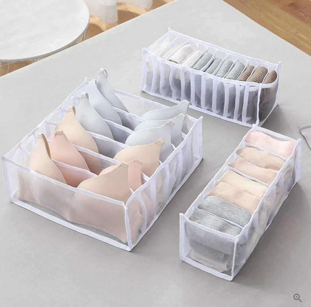 SET 3 ORGANIZADORES ROPA INTERIOR