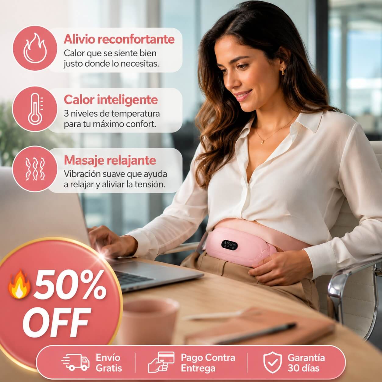 Cinturón Térmico Menstrual | Tu nuevo aliado para esos días del mes.