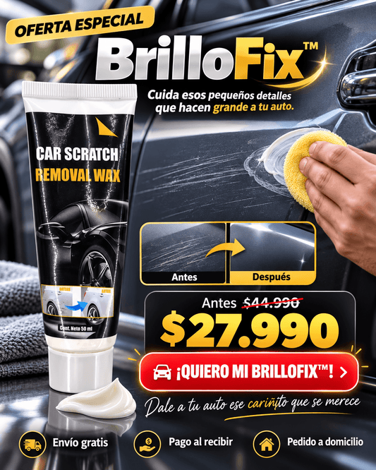BrilloFix™ - Disimula rayones sin ir al taller