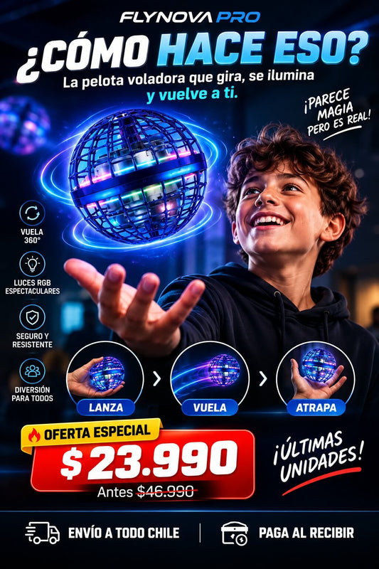 FlyNova PRO | Más risas en el aire y menos pantallas.