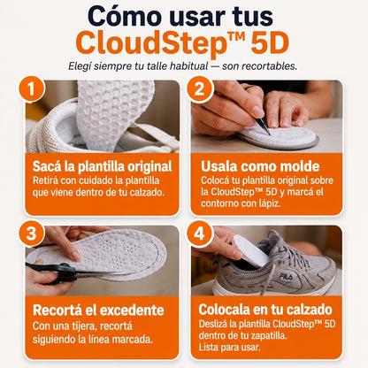 CloudStep™ 5D - Camina con comodidad desde el primer paso