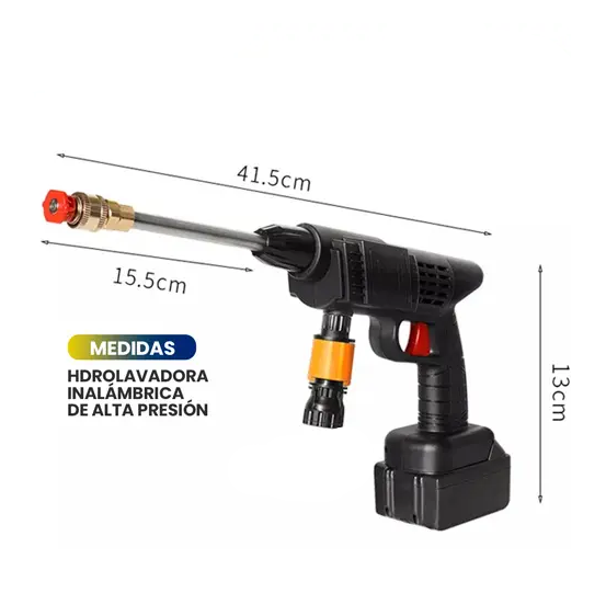 Hidrolavadora portatil 48V + 2 baterías