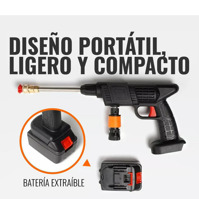 Hidrolavadora portatil 48V + 2 baterías