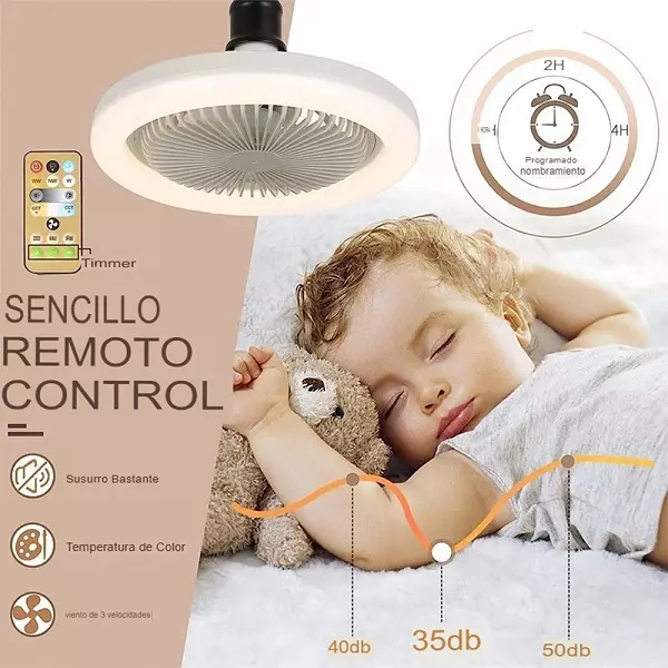 Ventilador y Luz LED