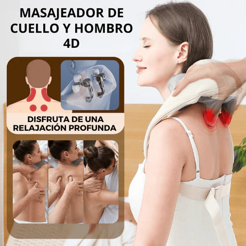 Masajeador de cuello y espalda