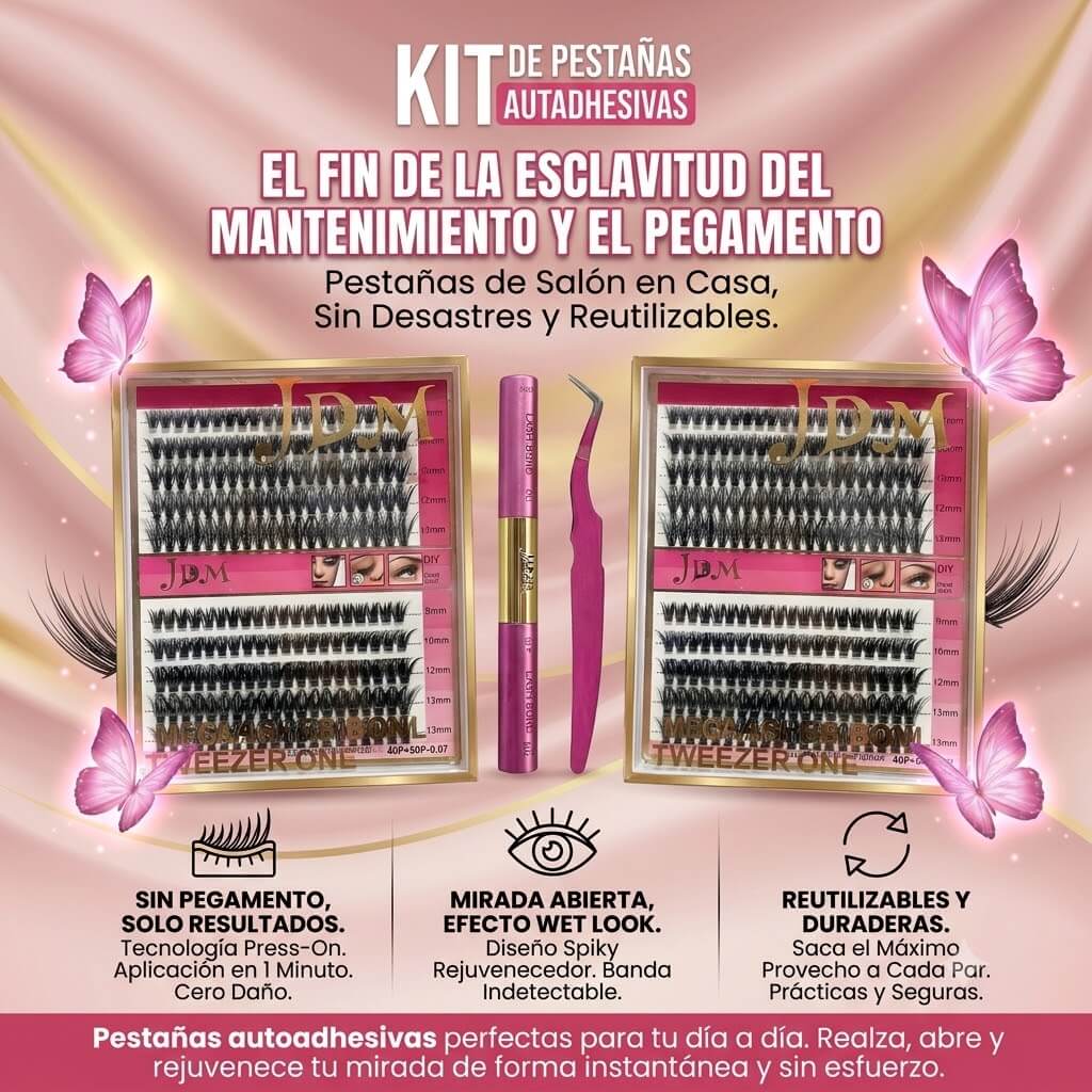 Kit Pestañas Por Punto |✨Pestañas de Salón en Minutos✨