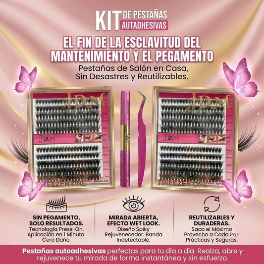 Kit Pestañas Por Punto |✨Pestañas de Salón en Minutos✨
