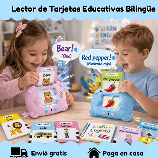 LECTOR DE TARJETAS EN ESPAÑOL E INGLÉS
