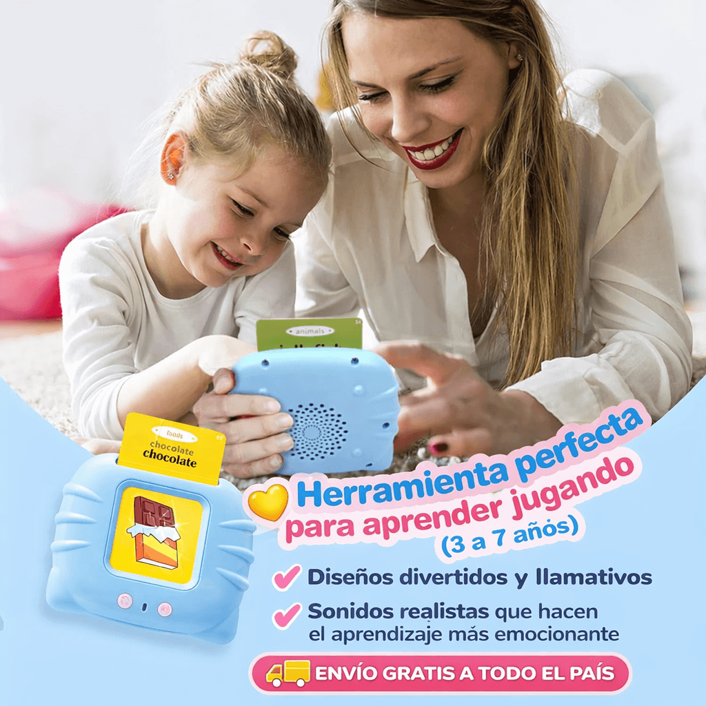 LECTOR DE TARJETAS EN ESPAÑOL E INGLÉS