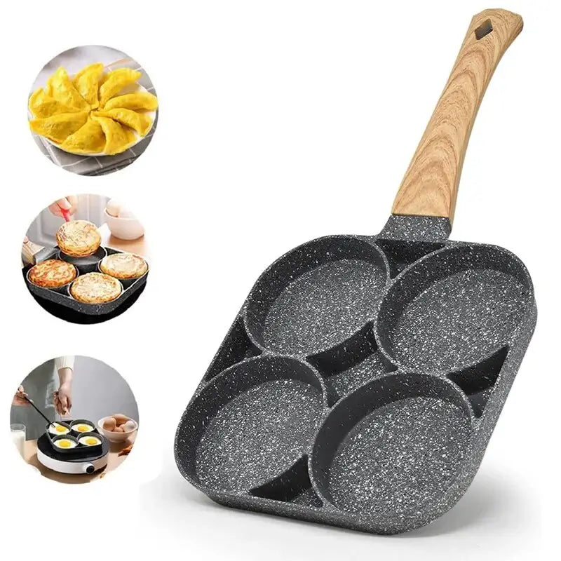 Sarten Antiadherente 4 Espacios + Regalo ⭐⭐⭐⭐⭐