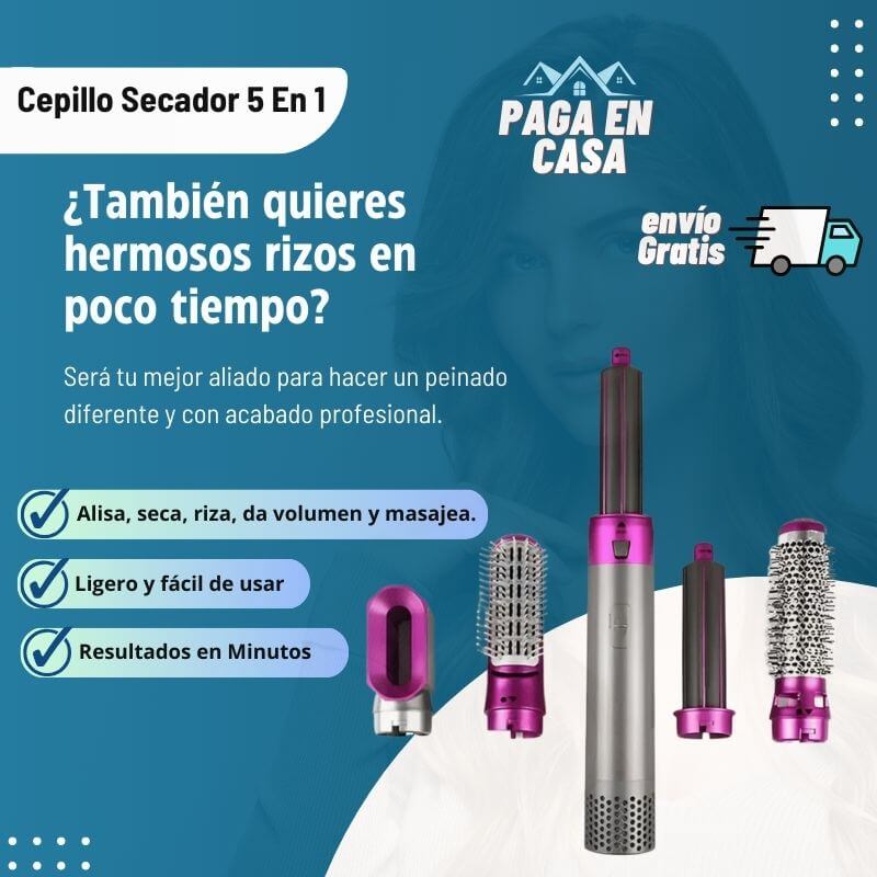 Cepillo Secador  MultiStyler  5 En 1